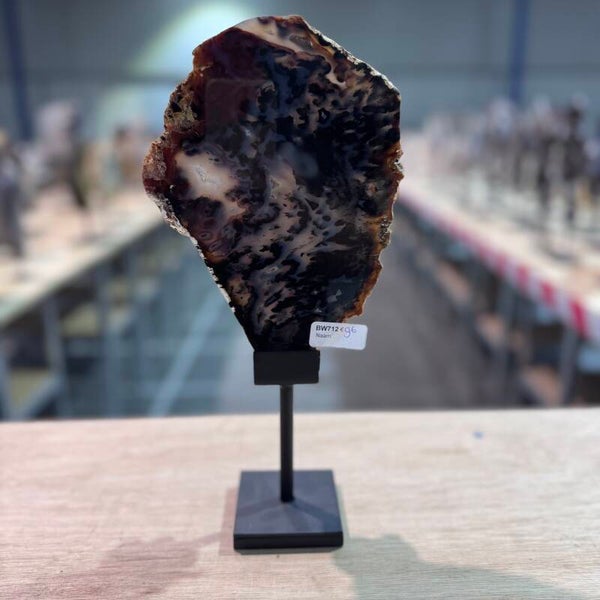 Agaat in houder WBA115