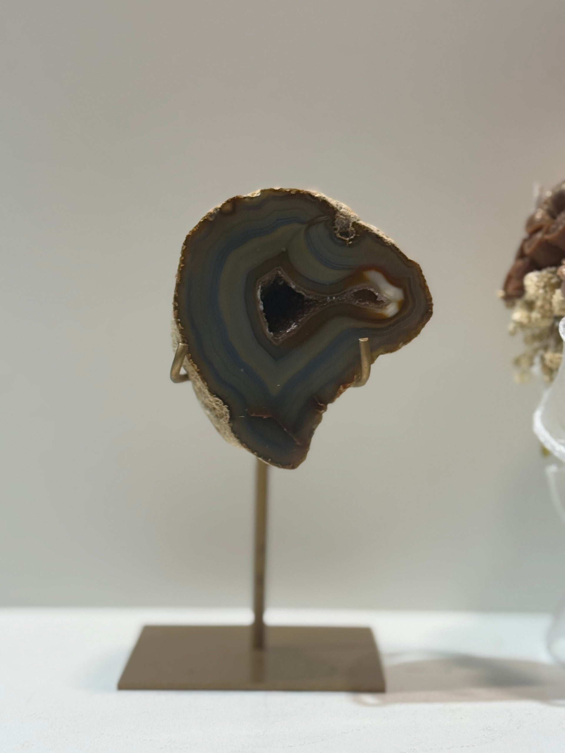 Agaat Geode op Standaard - 0,468 Kilogr.