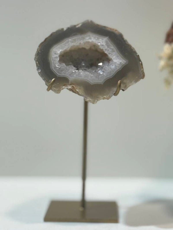 Agaat Geode op Standaard - 0,278 Kilogr.