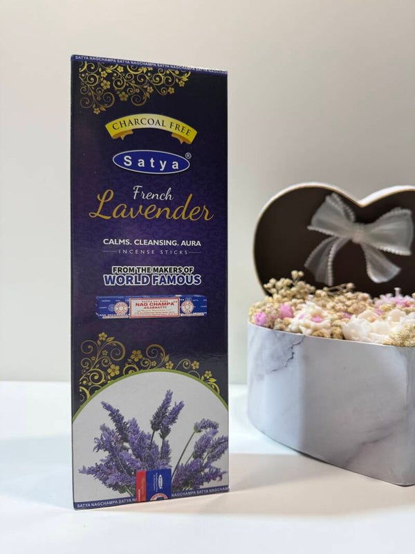 Wierook - Satya - Lavender (Kalmerend & Reinigend) - Doos