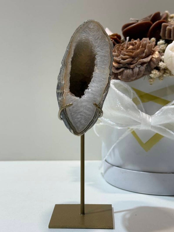 Agaat Geode op Standaard - 0,292 Kilogr.