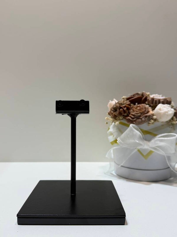 Slab houder - Hoogte 14,5 cm - Zwart