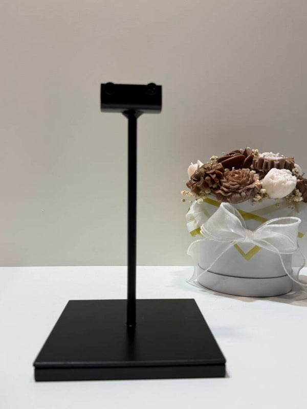 Slab houder - Hoogte 21,5 cm - Zwart