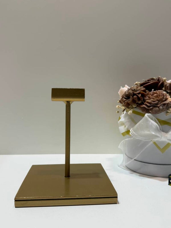 Slab houder - Hoogte 14,5 cm - Goud