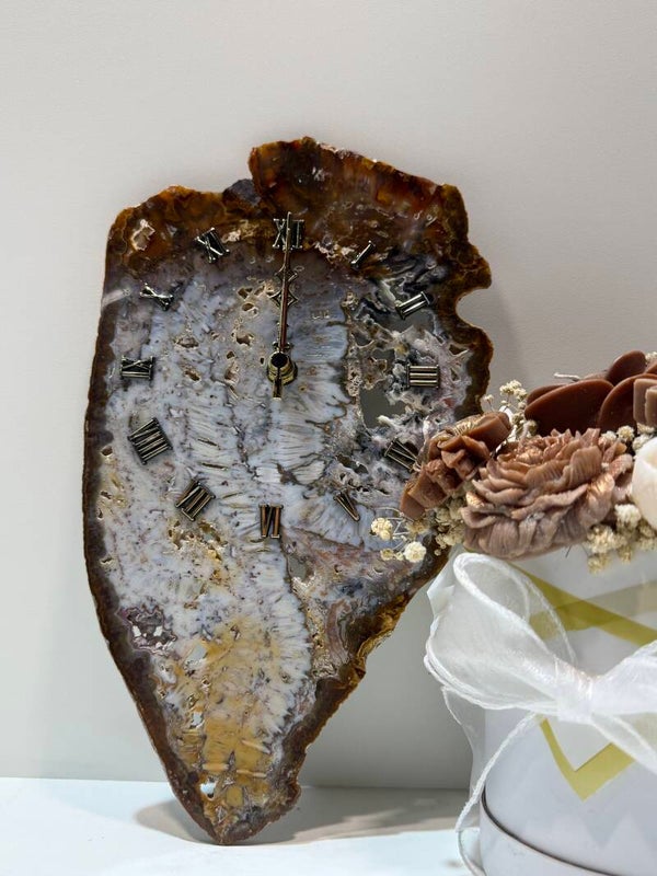 Agaat Wandklok -