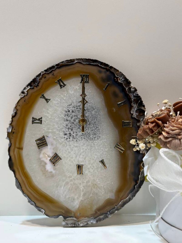Agaat Wandklok -