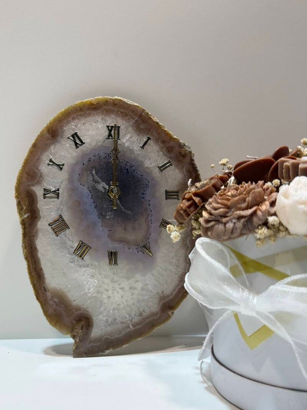 Agaat Wandklok -