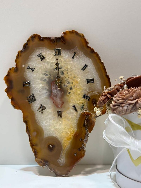 Agaat Wandklok -