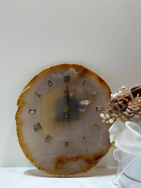 Agaat Wandklok -