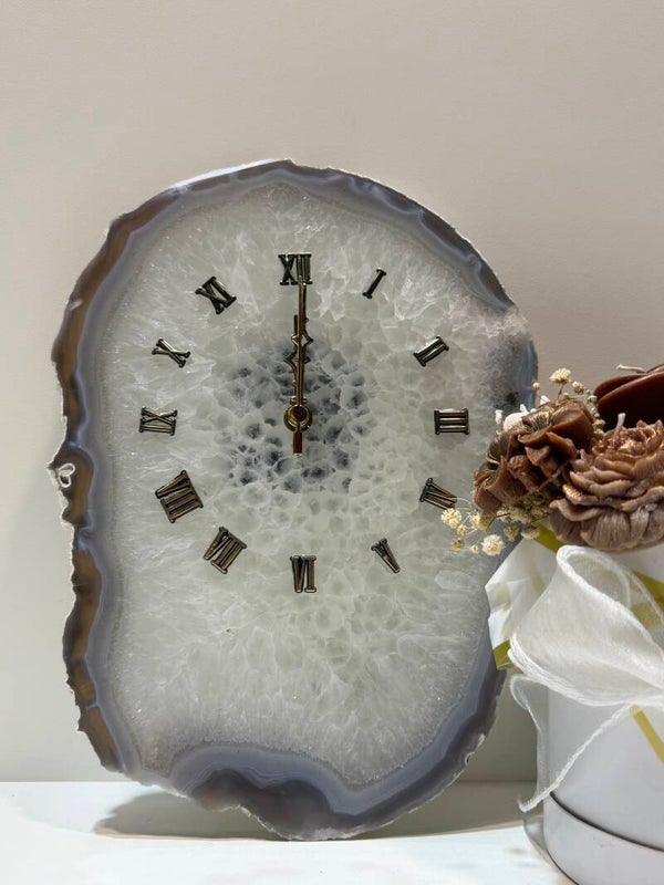 Agaat Wandklok -