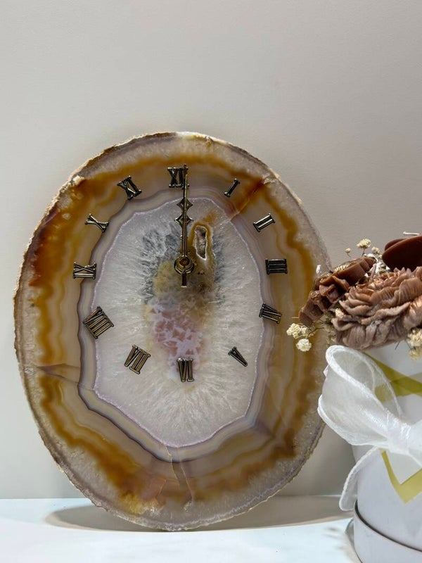 Agaat Wandklok -