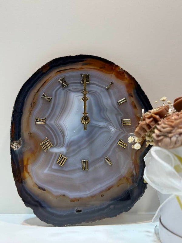 Agaat Wandklok -