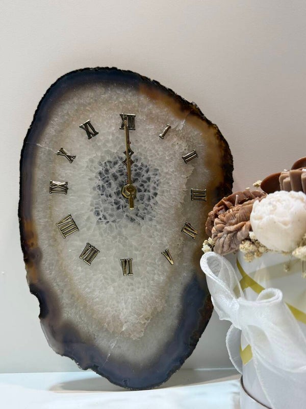 Agaat Wandklok -