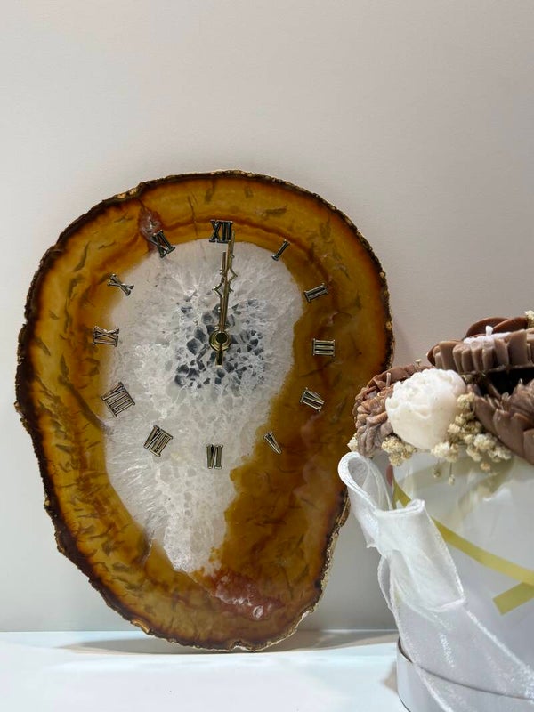 Agaat Wandklok -