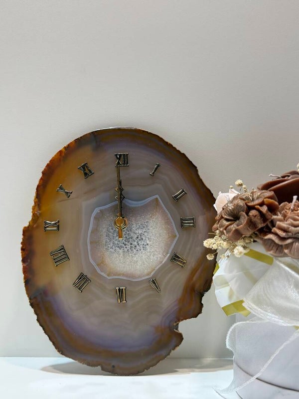 Agaat Wandklok -