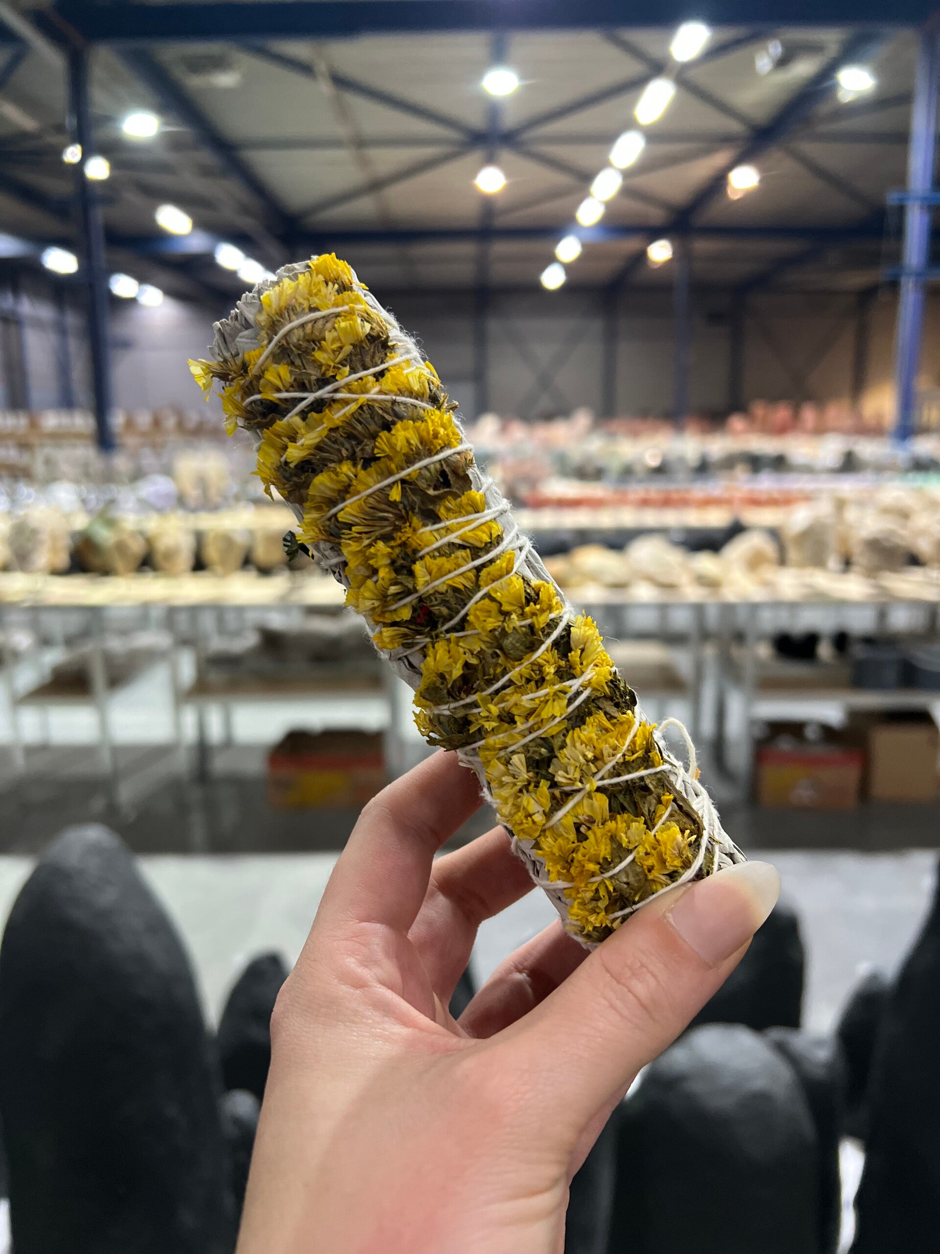 WB4 - Salie Smudge stick - Geel