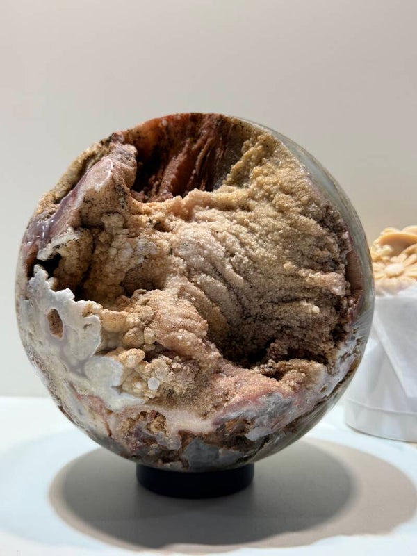 Roze Amethist Bol - 14,046 Kilogr.