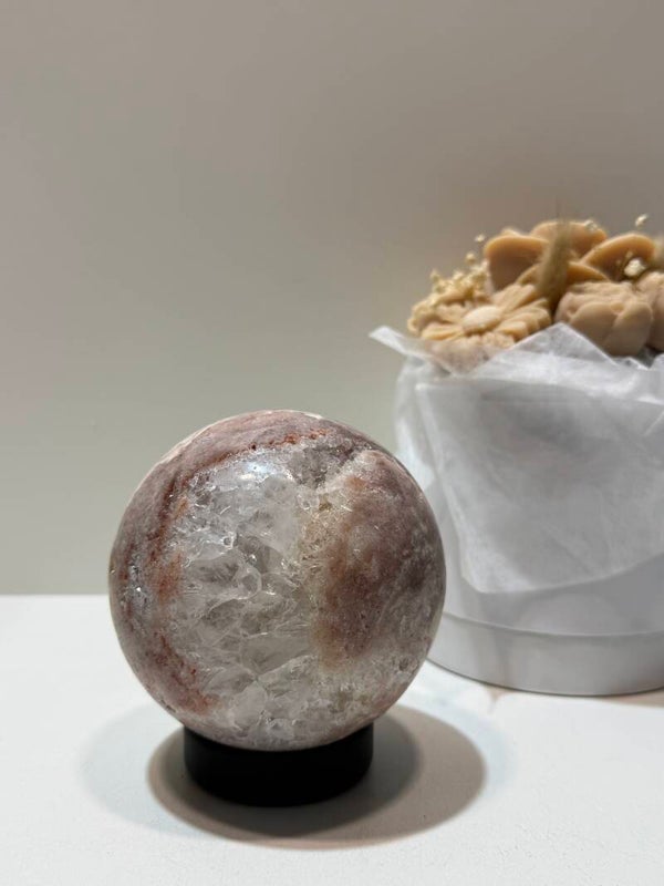 Roze Amethist Bol - 1,462 Kilogr.