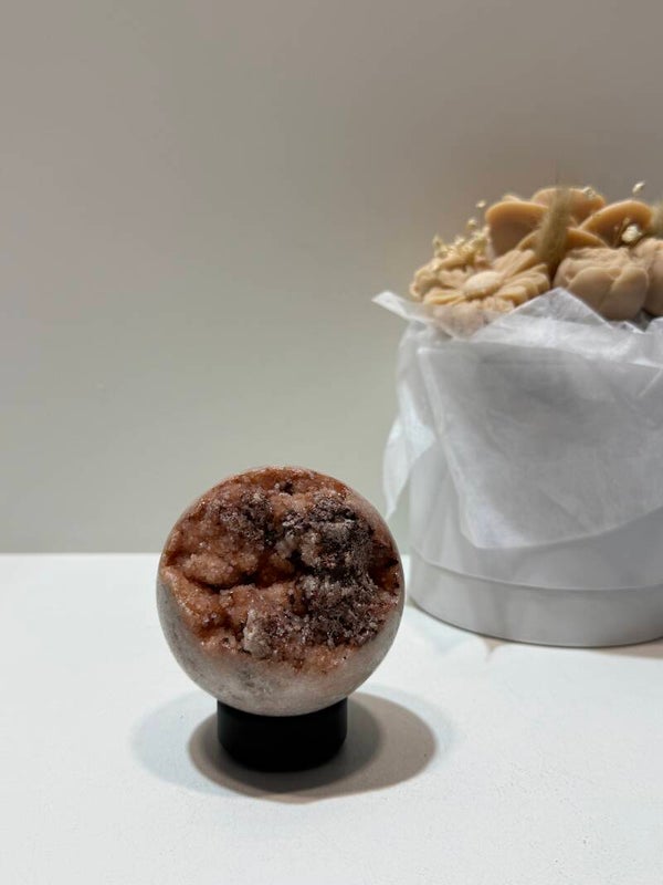 Roze Amethist Bol - 0,470 Kilogr.