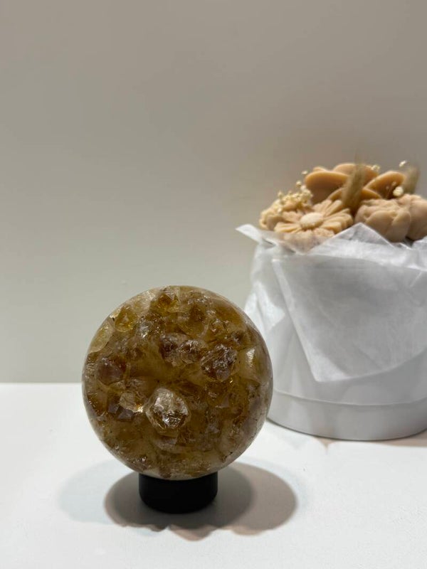 Gebrande Amethist Bol - 0,996 Kilogr.
