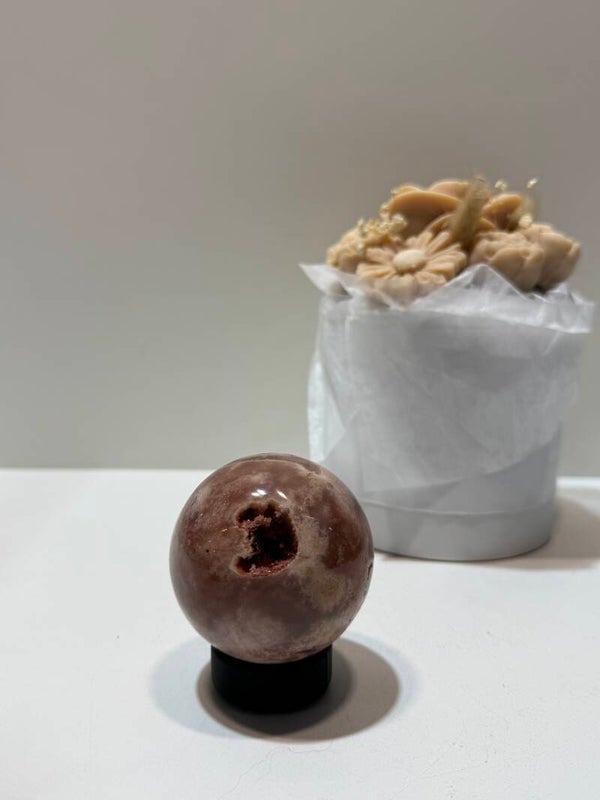 Roze Amethist Bol - 0,364 Kilogr.