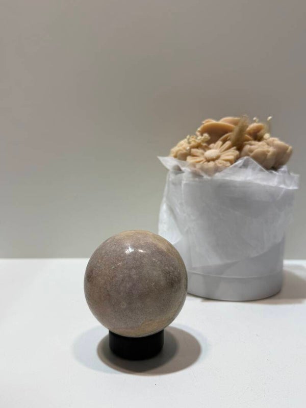 Roze Amethist Bol - 0,514 Kilogr.