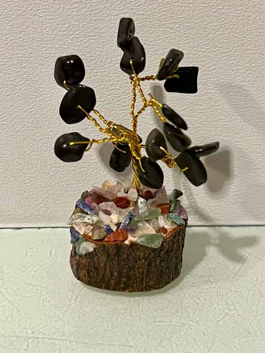 Edelstenen Boompje Obsidiaan