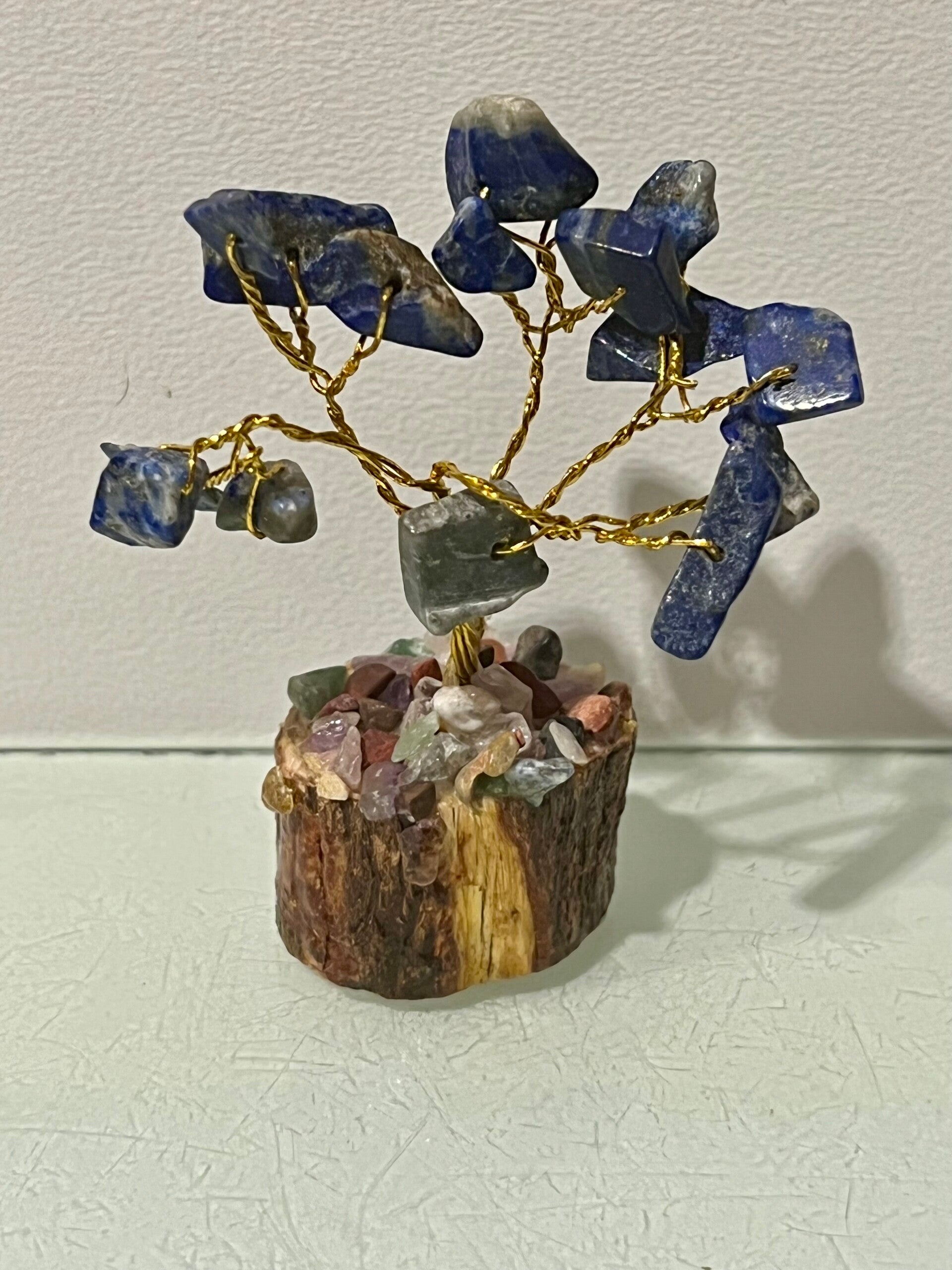 Edelstenen boompje lapis lazuli