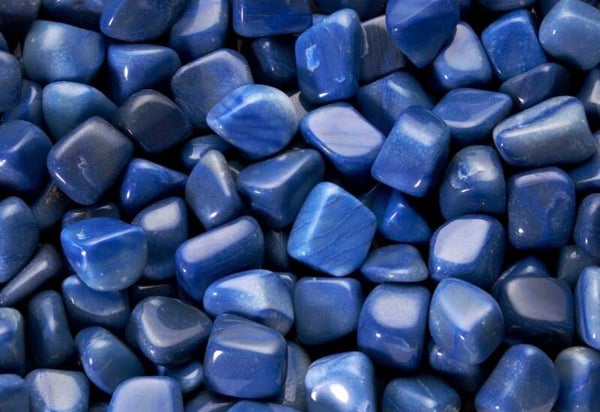 Trommelstenen - Blauwe Aventurijn
