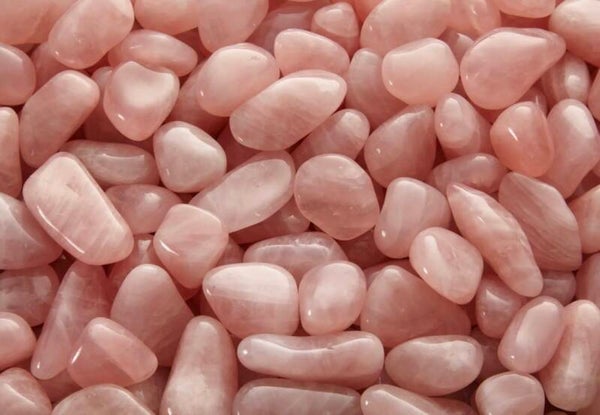 Trommelstenen - Rozenkwarts