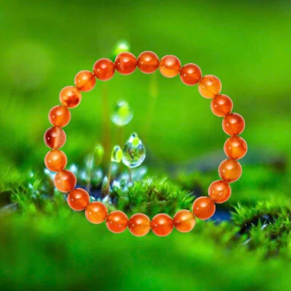 Armband - Carneool - 8mm