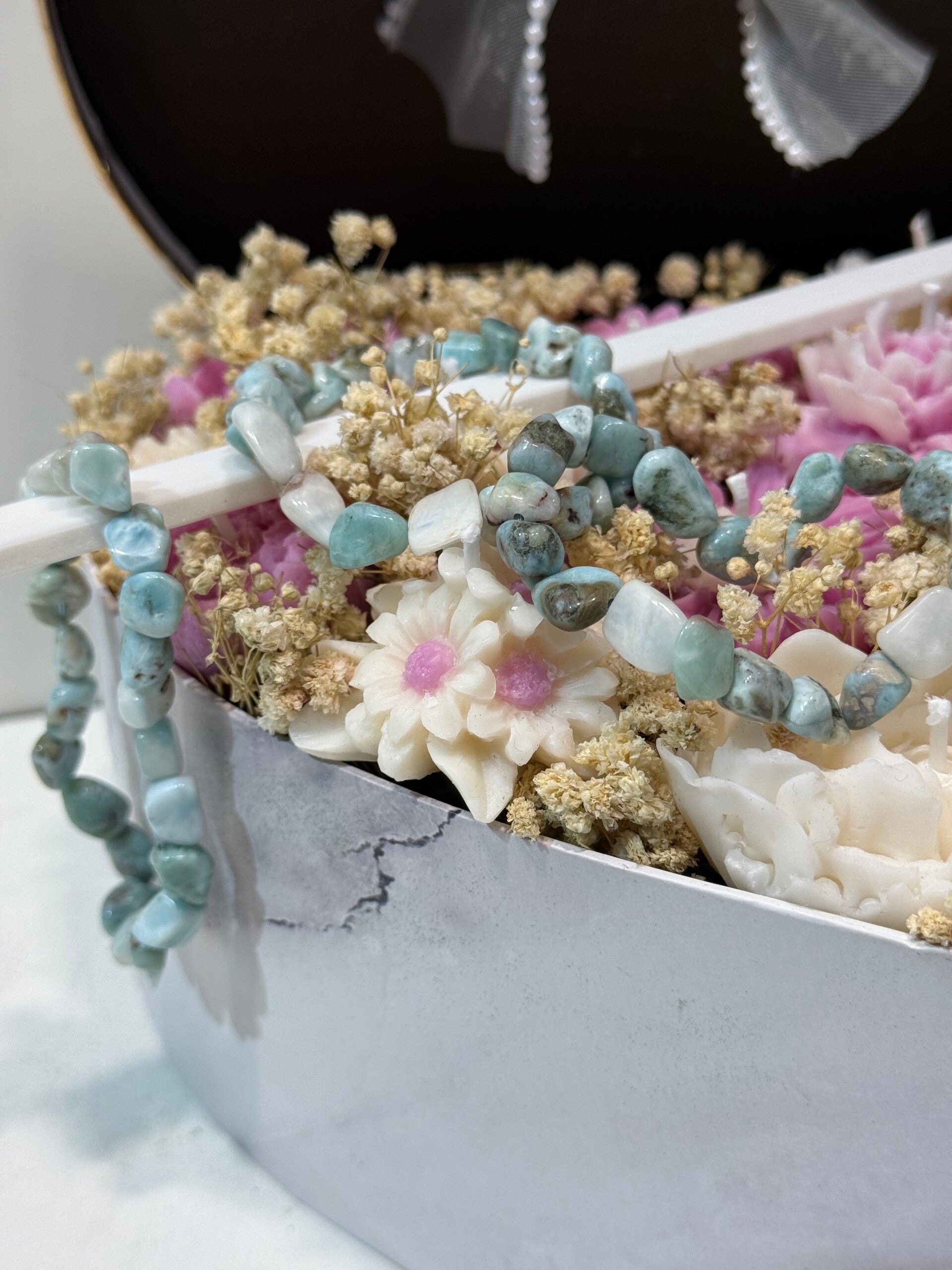 Armband - Larimar - Tumbled