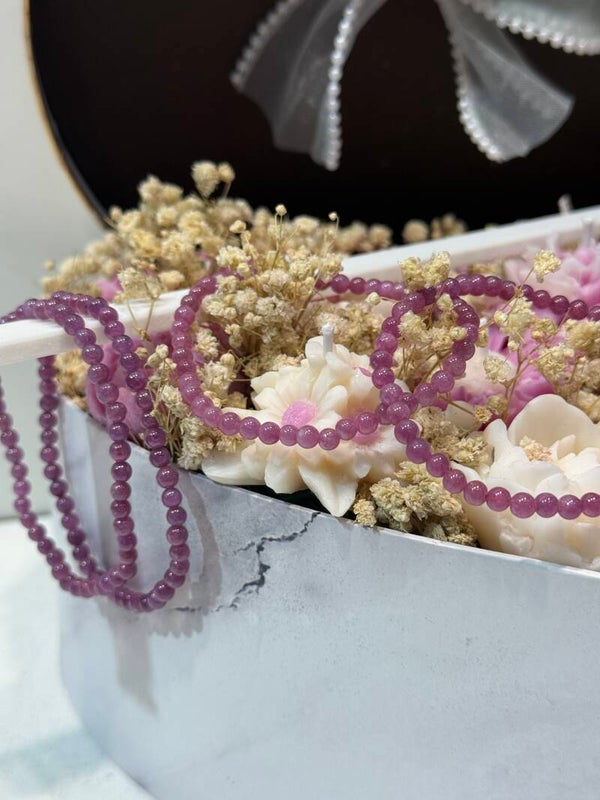 Armband - Robijn - 4mm