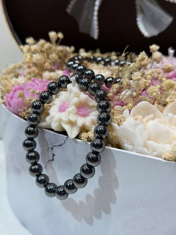 Armband - Hematiet - 8mm