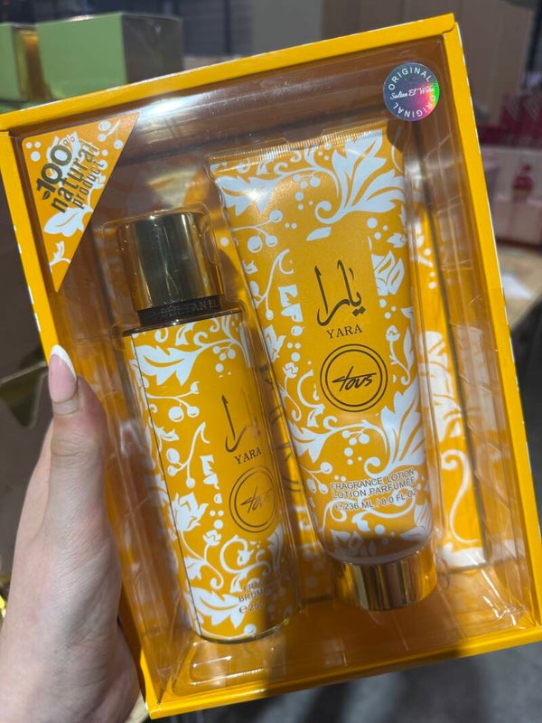 Parfum - Lataffa Yara Tous Giftset - 250ml Bodymist & lotion