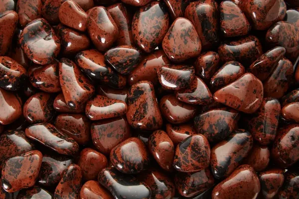Trommelstenen - Mahonie Obsidiaan