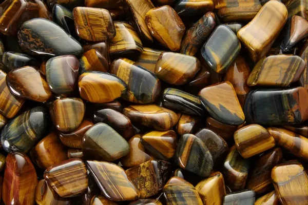 Trommelstenen - Multicolor Tijgeroog