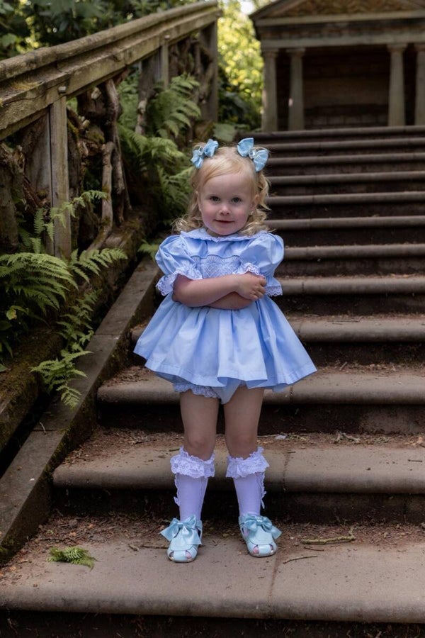 Baby Blue smocked dress