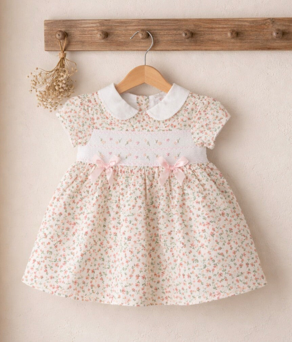 Floral smocked dress