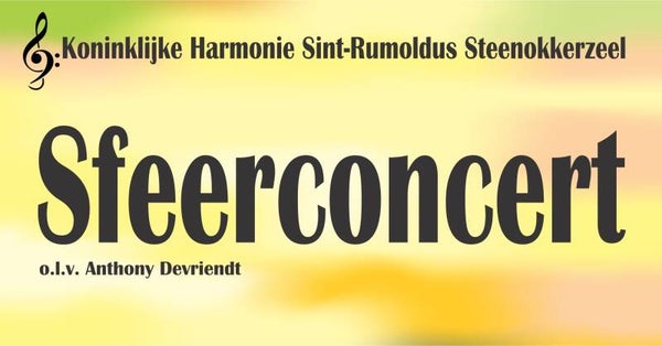 Ticket sfeerconcert 2025 - Voorverkoop afgelopen