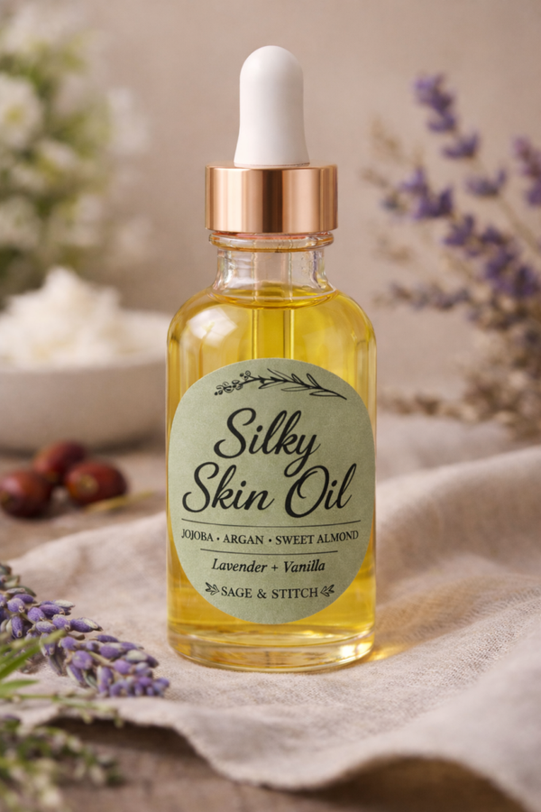 Silky Skin Oil - Lightweight Botanical Body Oil