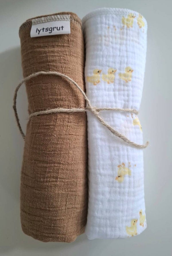 Set van 2 hydrofiele doeken