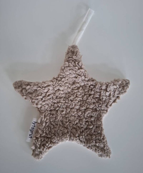 Speendoekje ster teddy zand