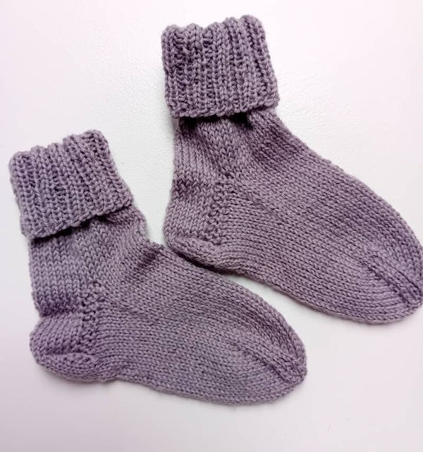 Sokjes vanaf +/- 1 jaar, lavendel