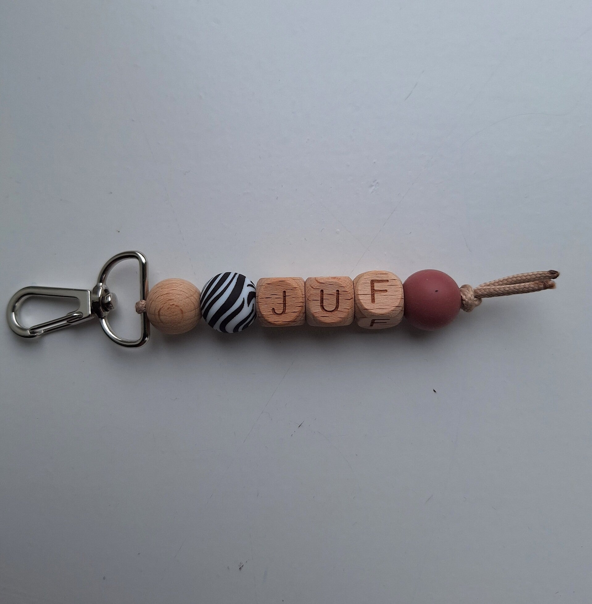 Sleutel/tas hanger juf