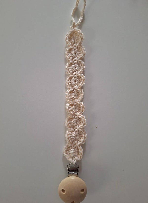 Gehaakt speenkoord ecru