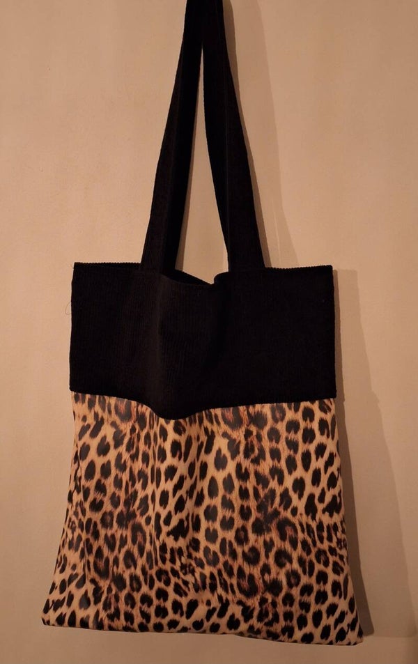 Schoudertas panterprint