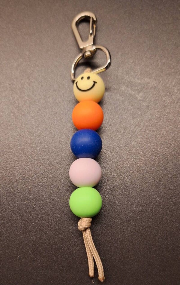 Sleutel/tas hanger smiley