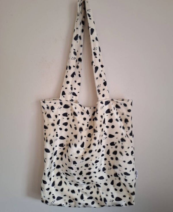 Mombag koeienprint