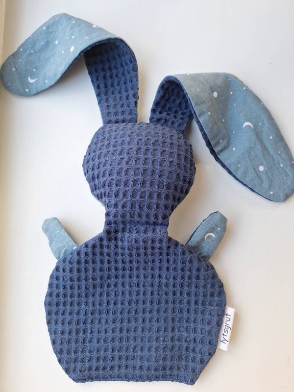 Knuffelkonijn blauw